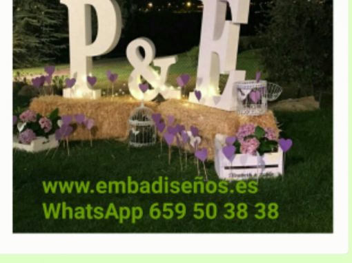 PACK ECONÓMICO LETRAS XXL DECORATIVAS DE POREXPAN O TELGOPOR CERCA DE LA COMUNIDAD DE MADRID, TOLEDO, BARCELONA