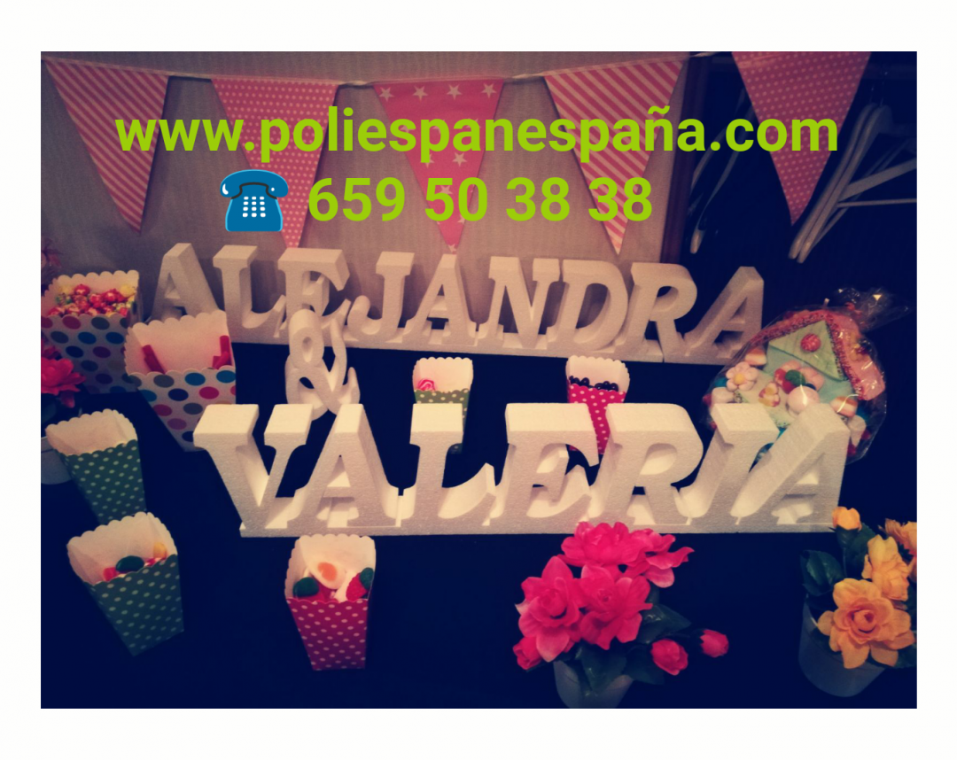 FRASES XXL, NOMBRES DE POLIESPAN O CORCHO BLANCO